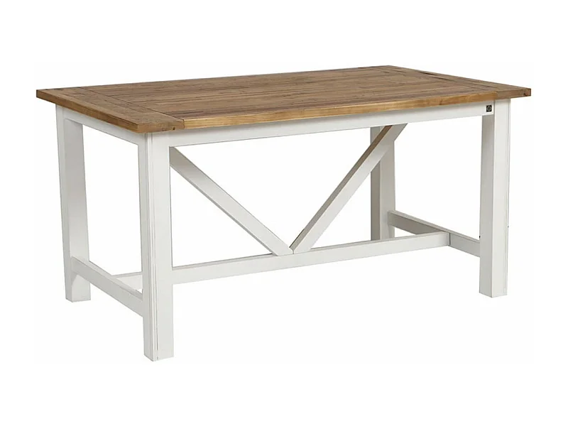 Table rectangulaire Bois Blanc - Rivages Interior's
