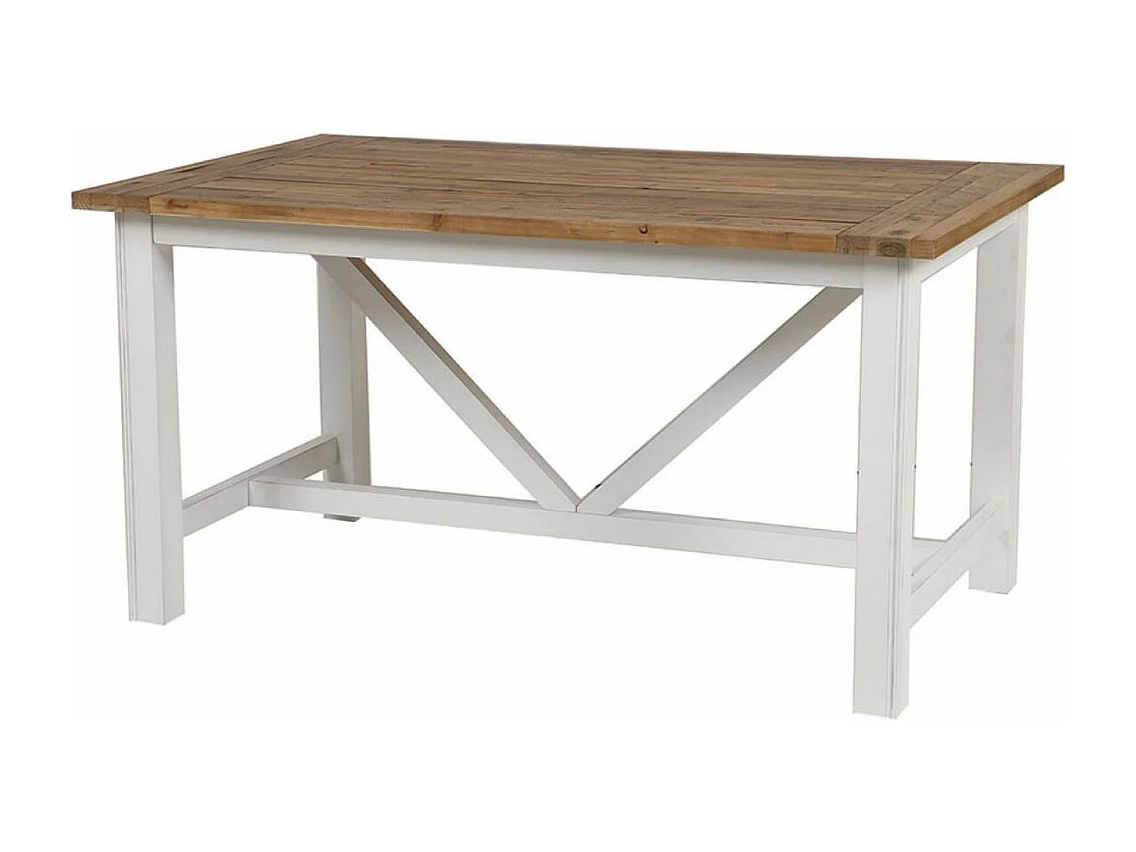 Table rectangulaire Bois Blanc - Rivages Interior's