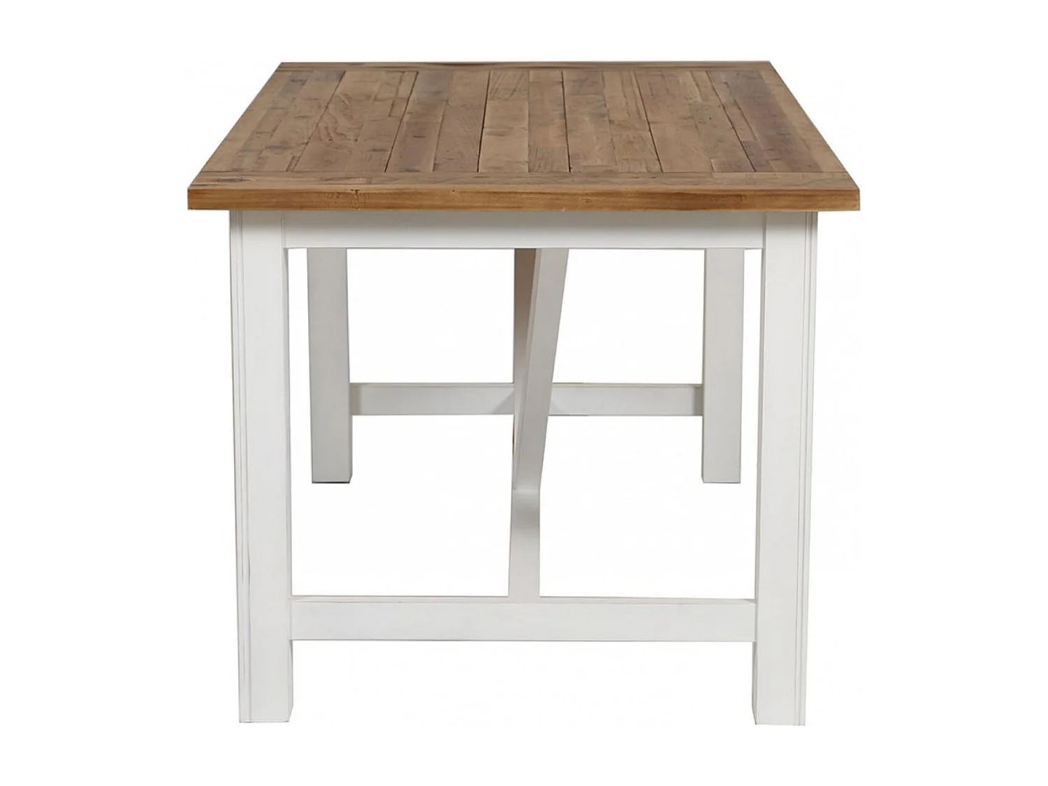 Table rectangulaire Bois Blanc - Rivages Interior's