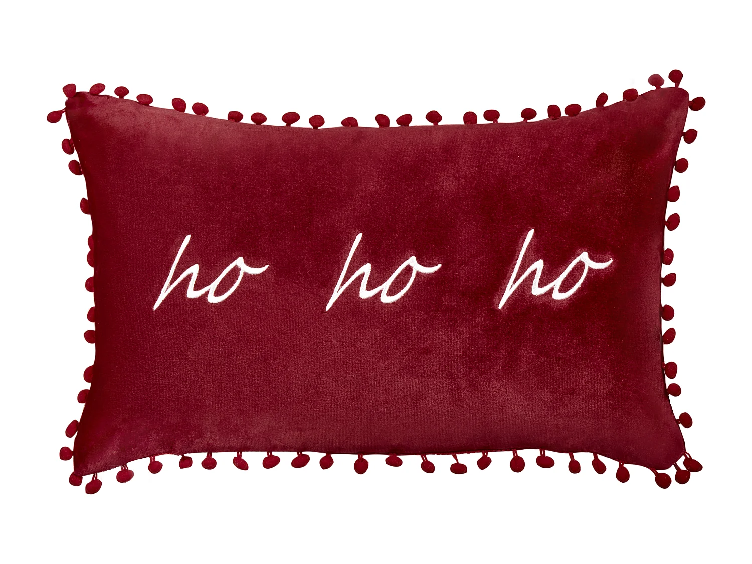 Set di 2 cuscini MOCHI Velluto 30 x 50 cm Rosso Modello natalizio