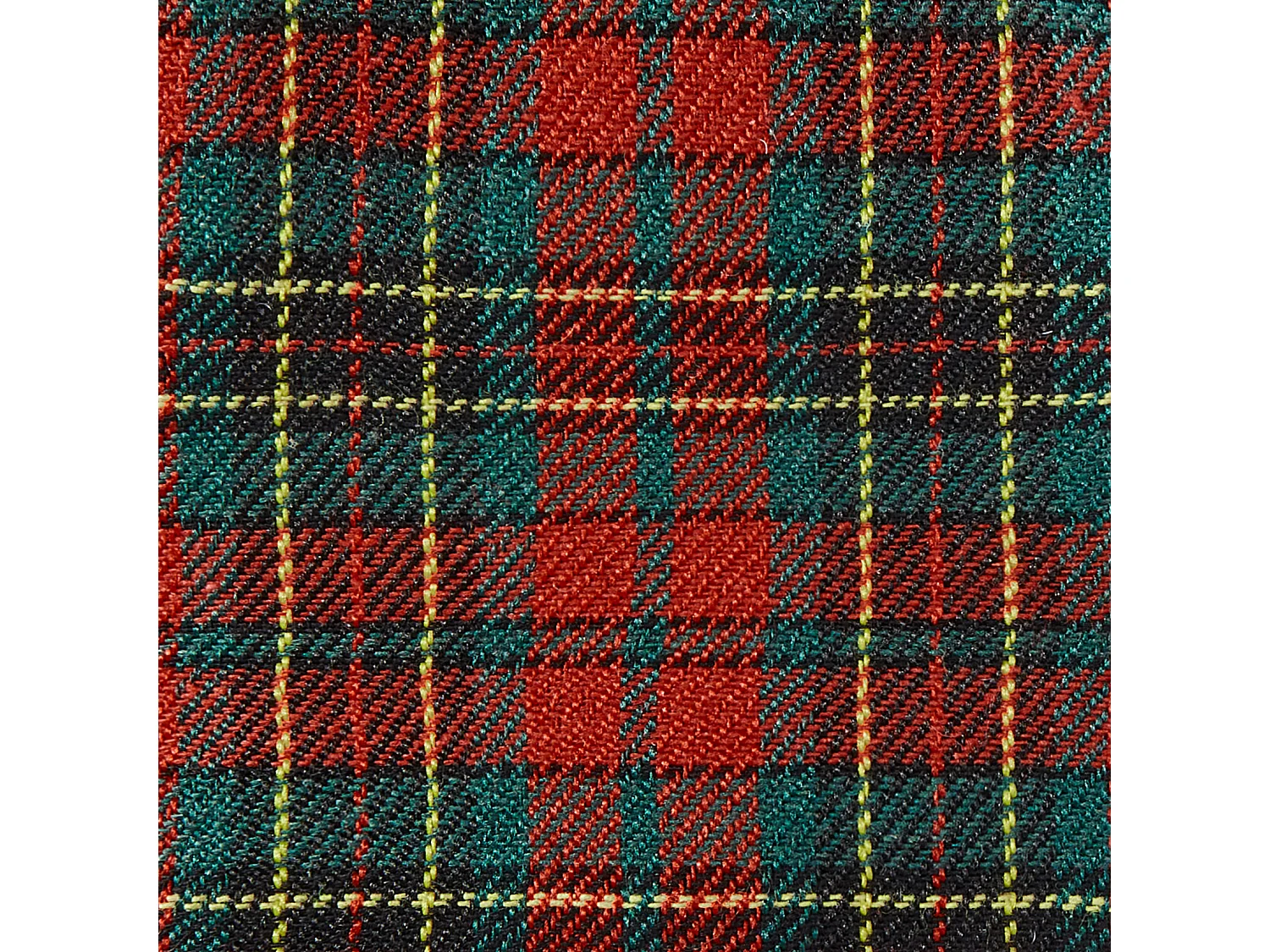 Dekokissen 2er Set Weihnachtsbaum rot / grün 35 x 30 cm für Weihnachtsdeko Treat