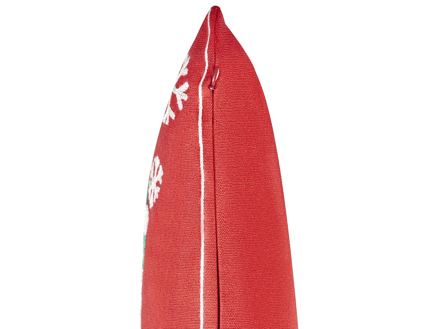 Set van 2 decoratieve kussens GINGERBREAD Katoen 45 x 45 cm Rood Kerst patroon