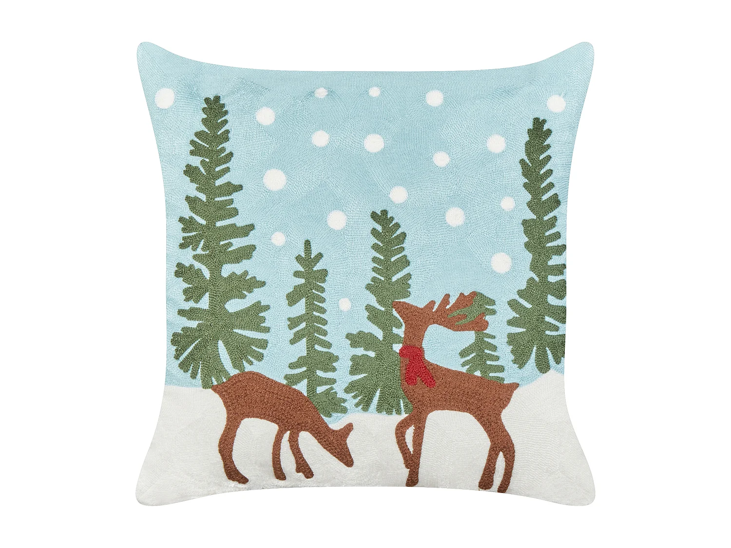 Lot de 2 coussins décoratifs PEPPERMINT Coton 45 x 45 cm Bleu clair