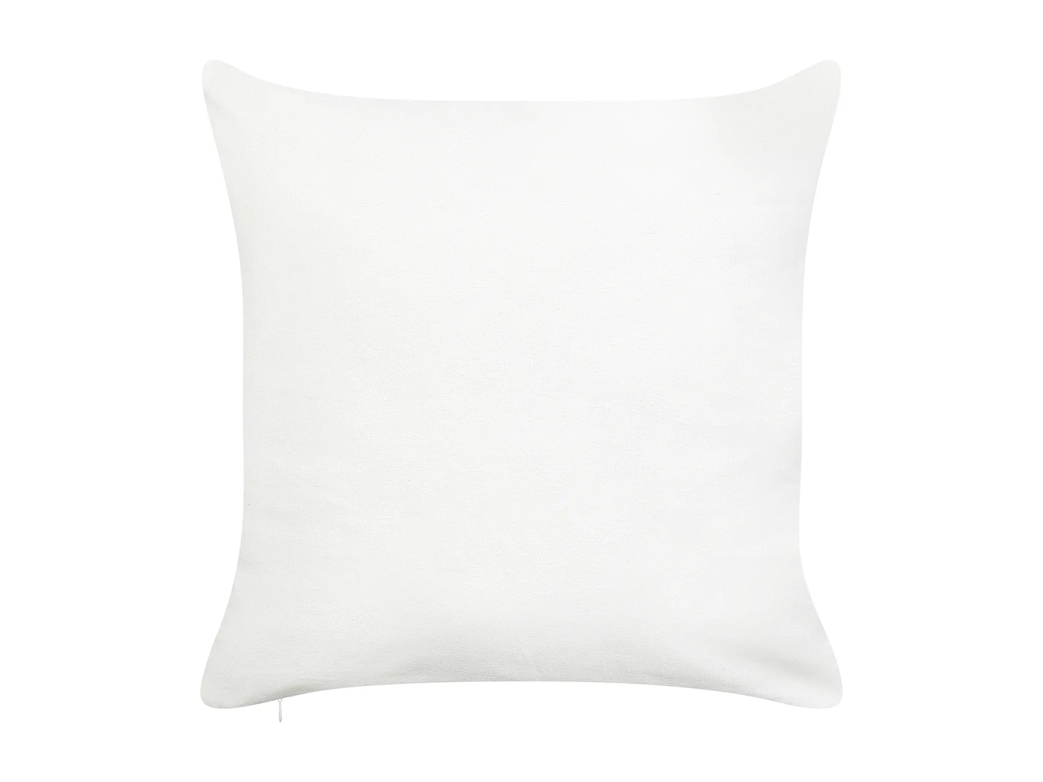 Conjunto de 2 almofadas decorativas PRETZEL Algodão 45 x 45 cm Branco Padrão natalicio