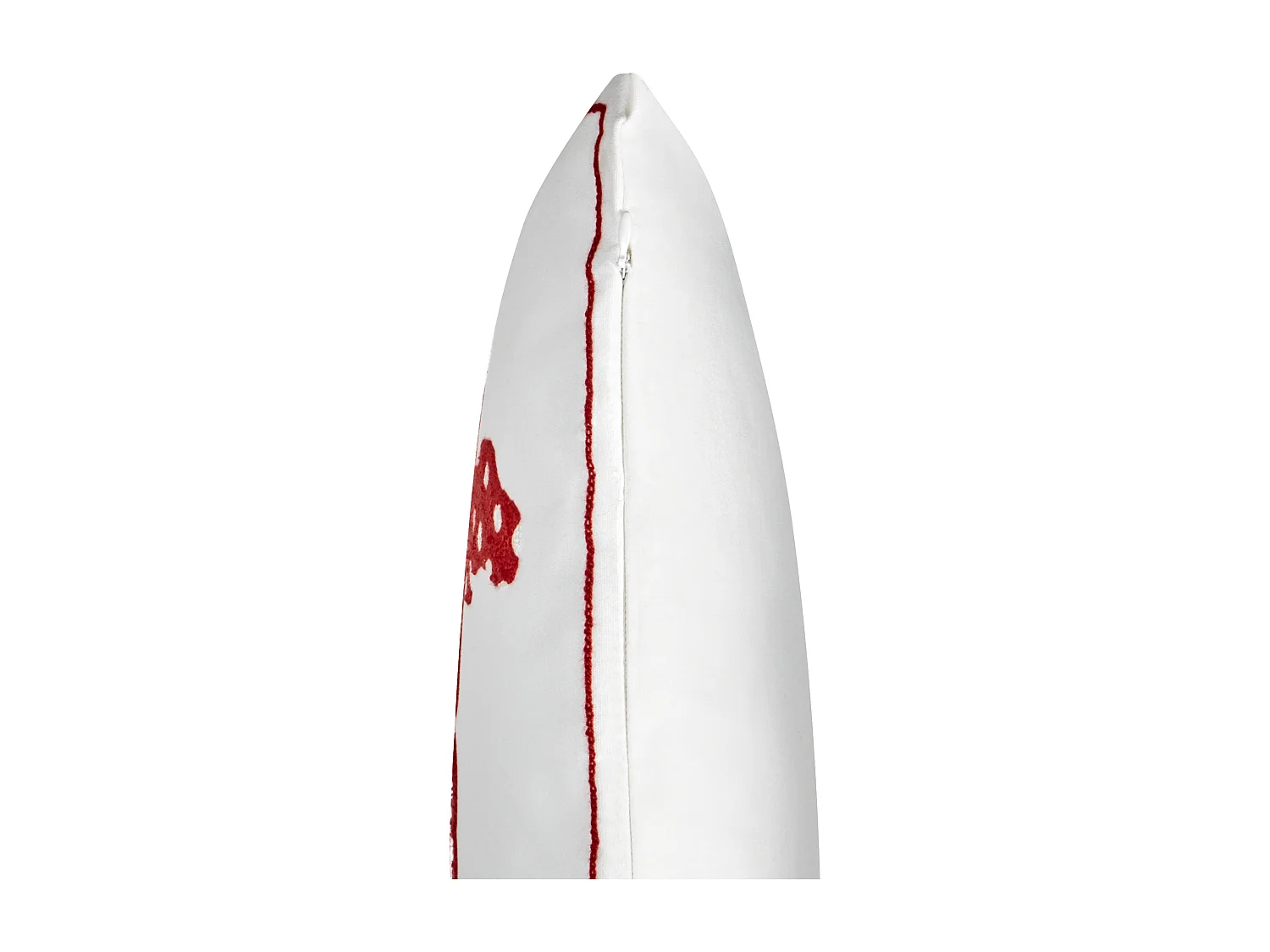 Lot de 2 coussins décoratifs PIZZELLE Coton 45 x 45 cm Blanc cassé Motif de Noël