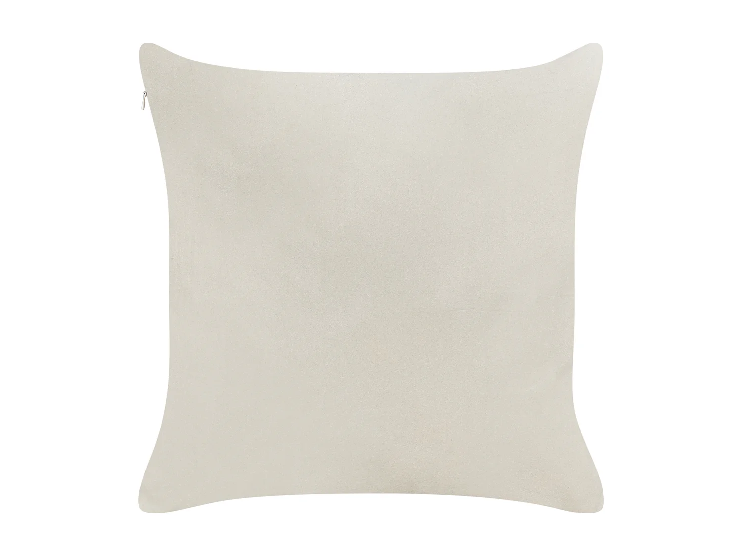 Set di 2 cuscini PRALINE Velluto 45 x 45 cm Bianco Modello natalizio