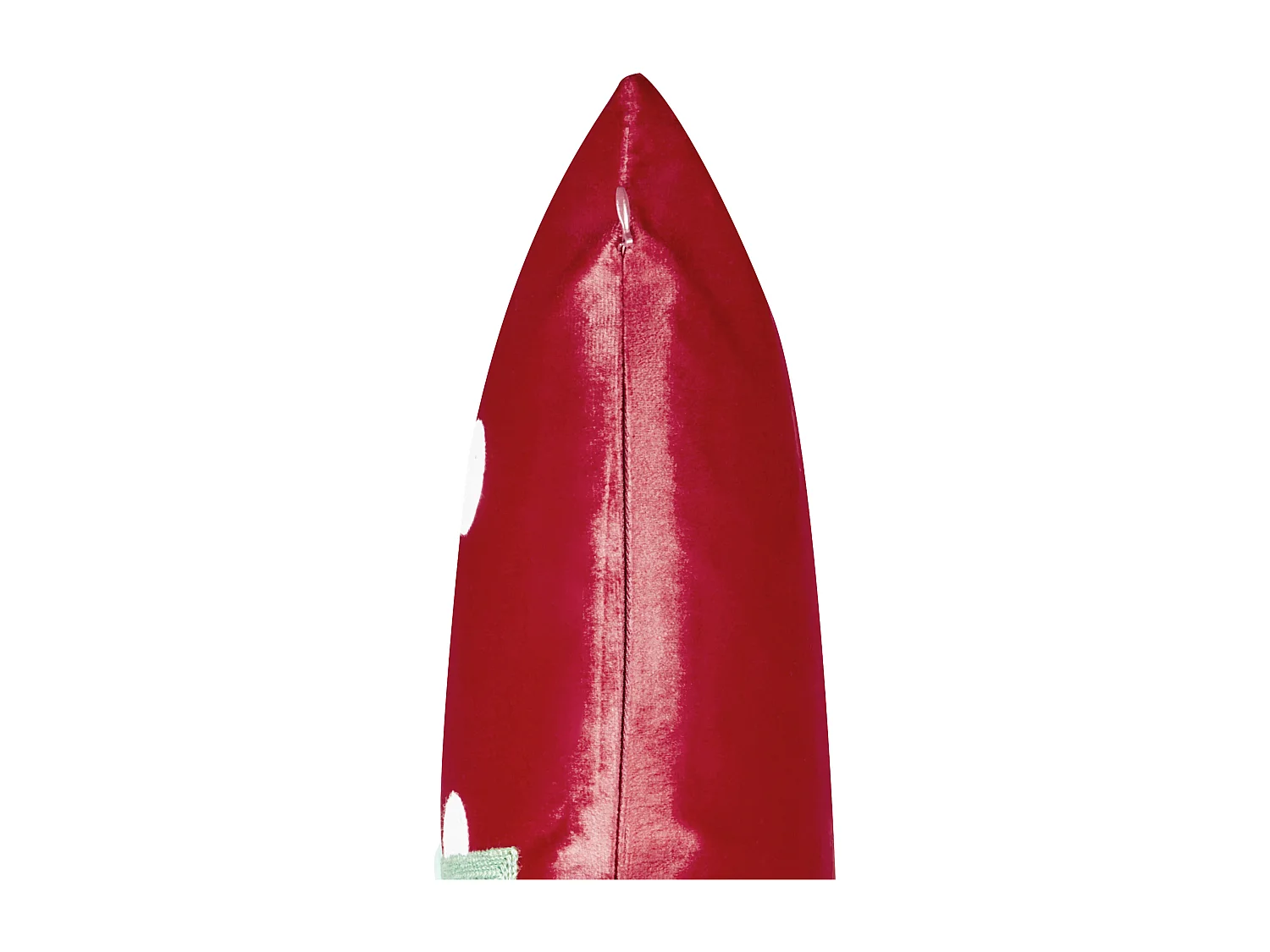 Set di 2 cuscini GUMDROP Velluto 45 x 45 cm Rosso Modello natalizio