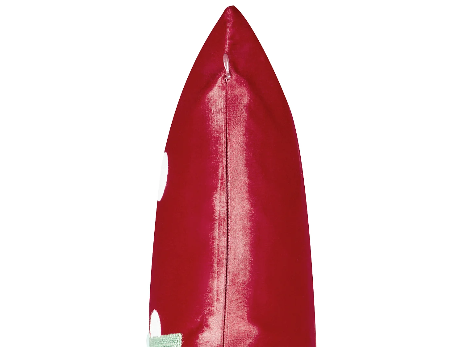 Set van 2 decoratieve kussens GUMDROP Fluweel 45 x 45 cm Rood Kerst patroon