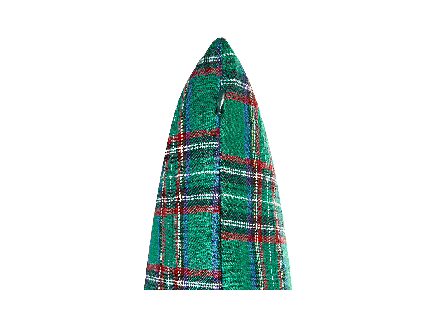 Dekokissen 2er Set Tartanmuster grün 45 x 45 cm für Weihnachten Joycandy