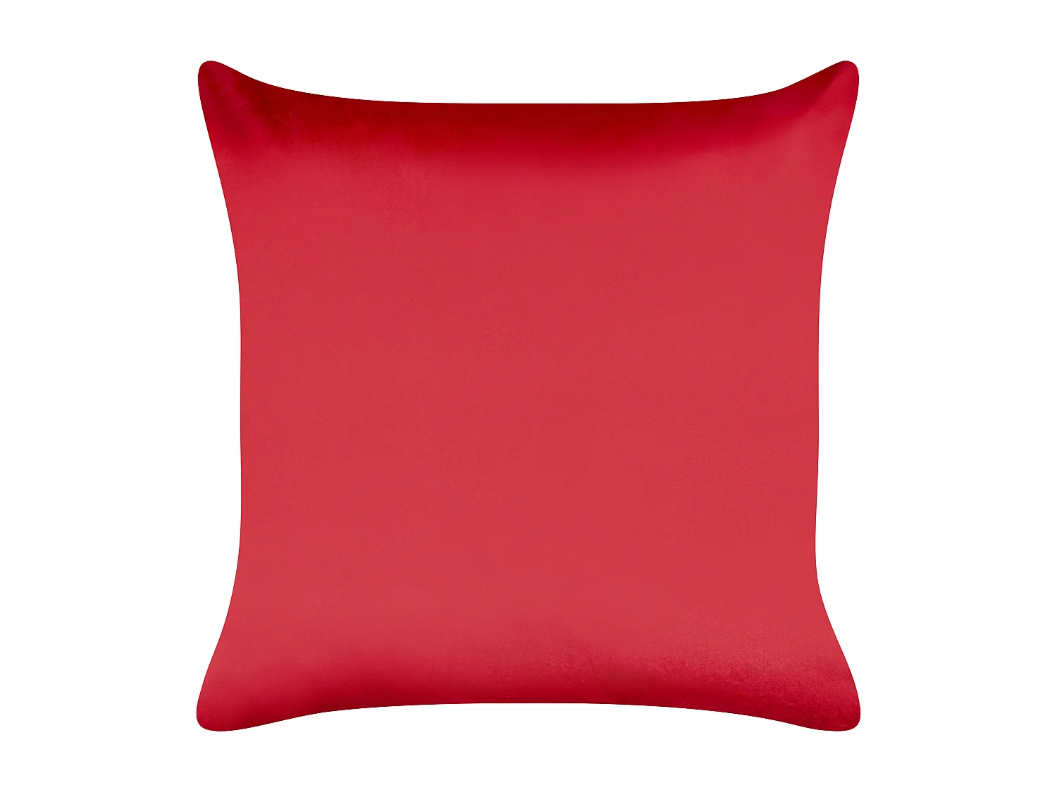 Set di 2 cuscini MARSHMALLOW Velluto 45 x 45 cm Rosso Modello natalizio