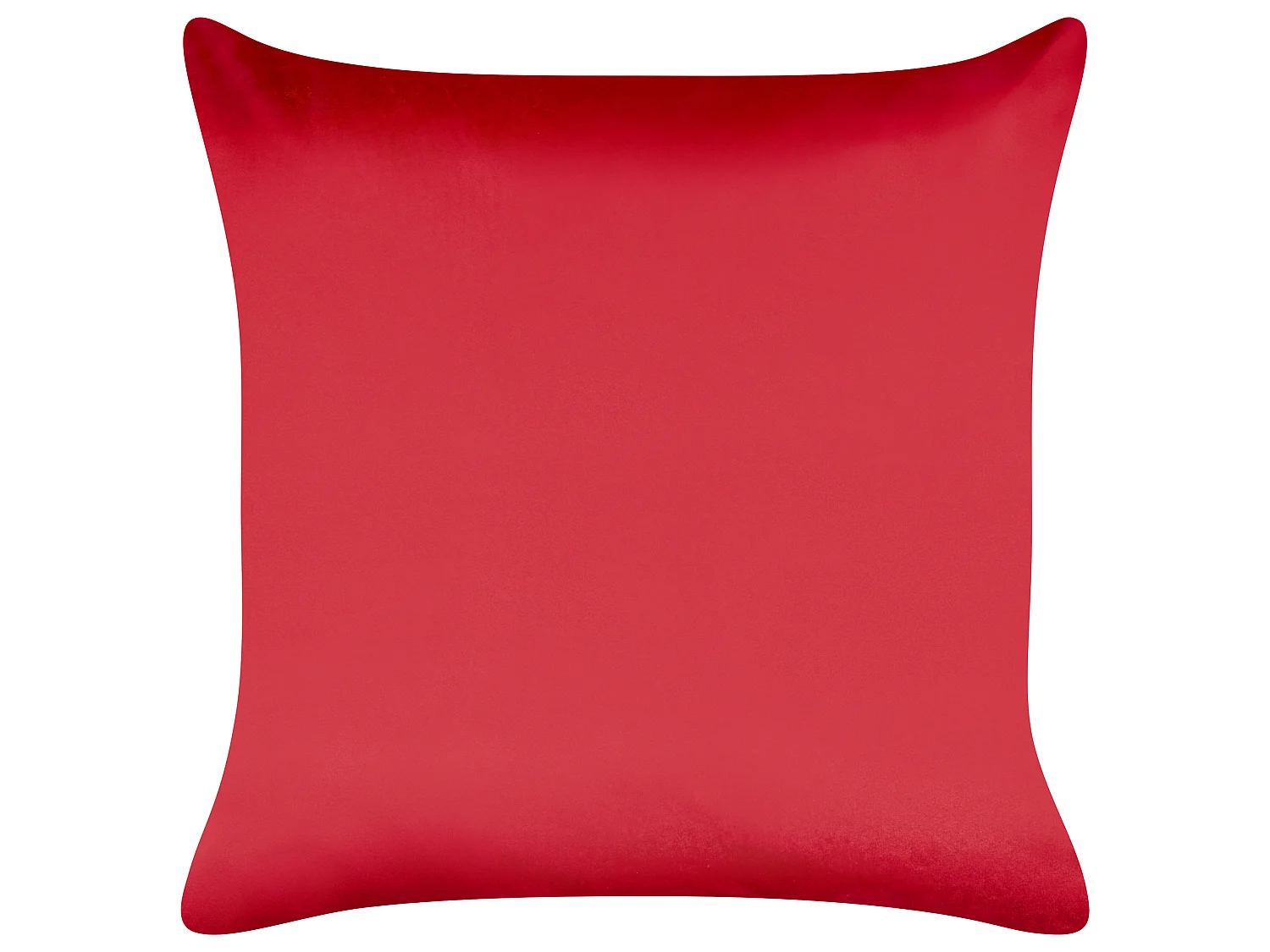Lot de 2 coussins décoratifs MARSHMALLOW Velours 45 x 45 cm Rouge Motif de Noël
