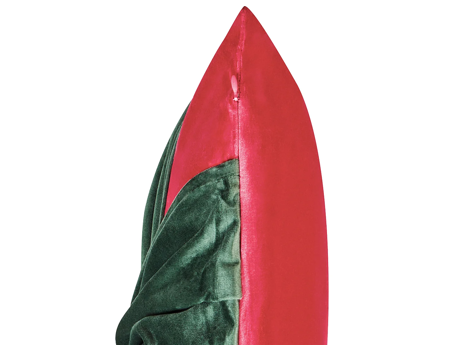 Lot de 2 coussins décoratifs MARSHMALLOW Velours 45 x 45 cm Rouge Motif de Noël