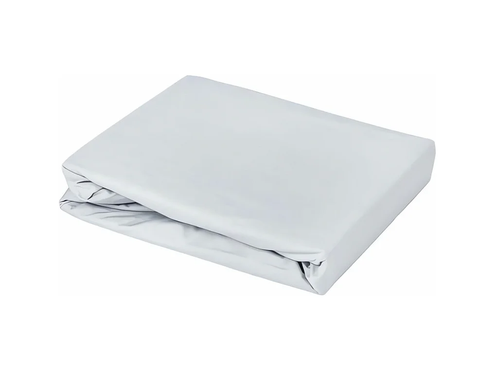Drap housse 180x200 cm DUO 2 en 1 perle, par Toison d'or