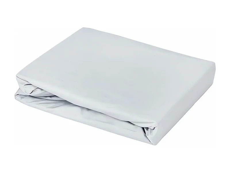 Drap housse 180x200 cm DUO 2 en 1 perle, par Toison d'or