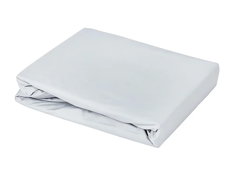 Drap housse 180x200 cm DUO 2 en 1 perle, par Toison d'or