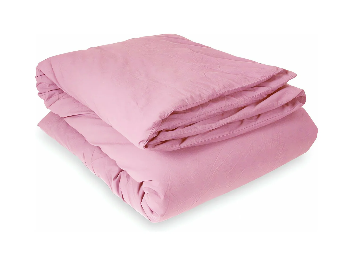 Housse de couette en coton teint lavé 63 Fils, 260x240 cm PALACE orchidée, par Vent du sud