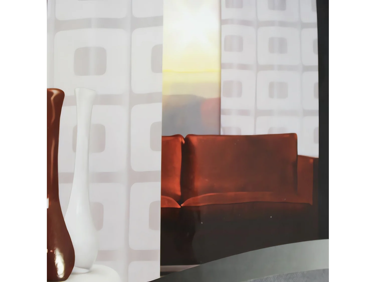 Cortina con ojales SIXTIES antracita 140x240 cm