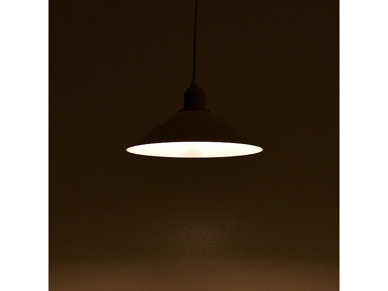 suspension luminaire plafonnier ε27 blanc d30x62cm