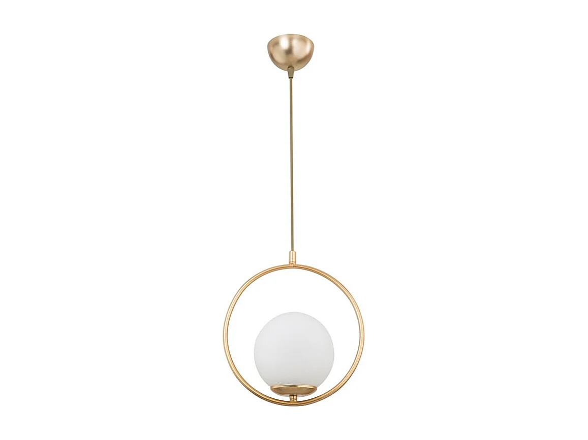 suspension luminaire plafonnier  ε27 doré d26x75cm