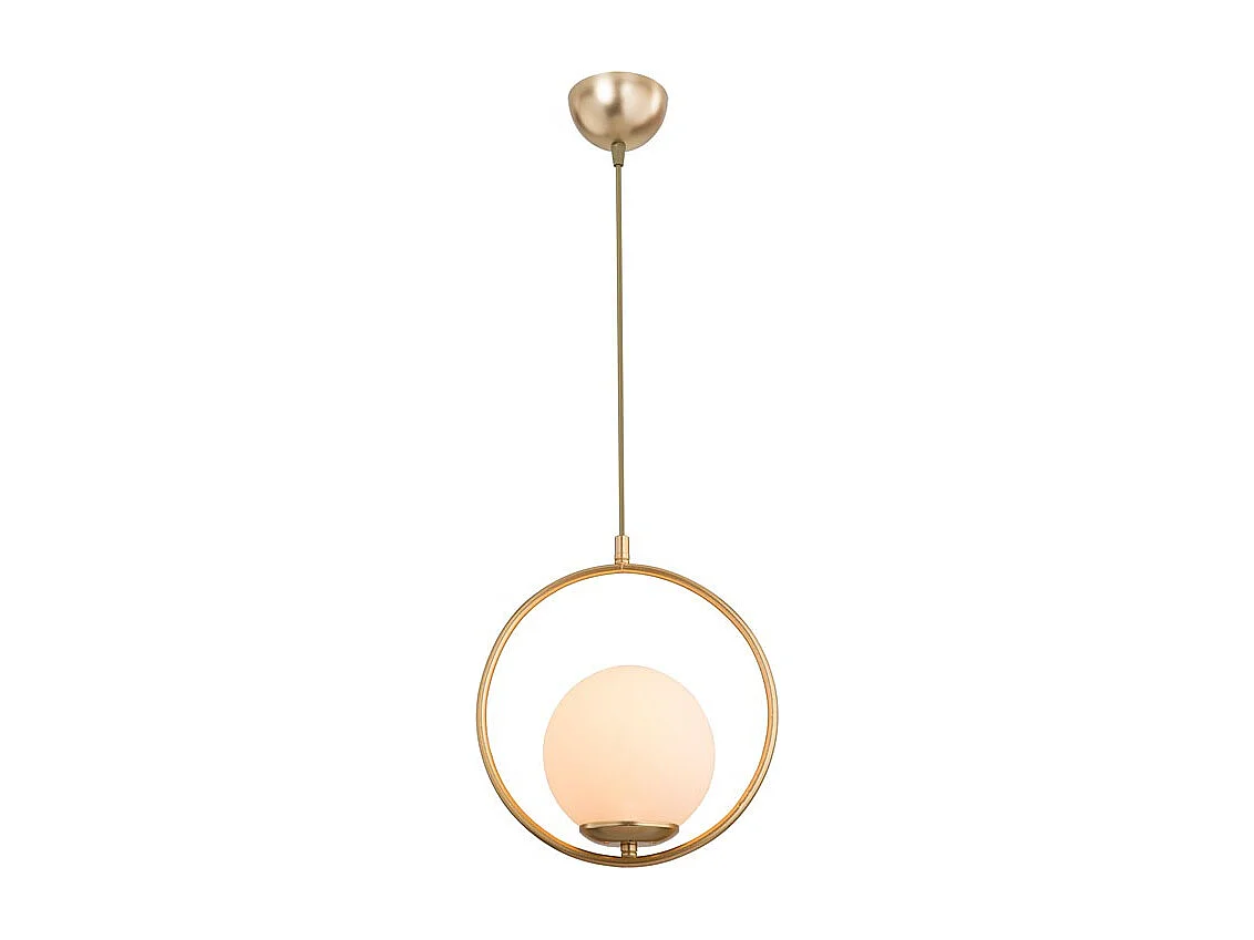 suspension luminaire plafonnier  ε27 doré d26x75cm