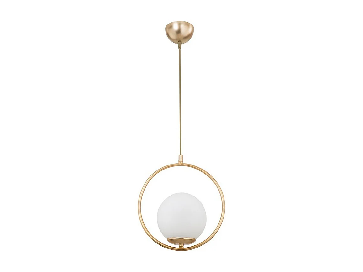 suspension luminaire plafonnier  ε27 doré d26x75cm