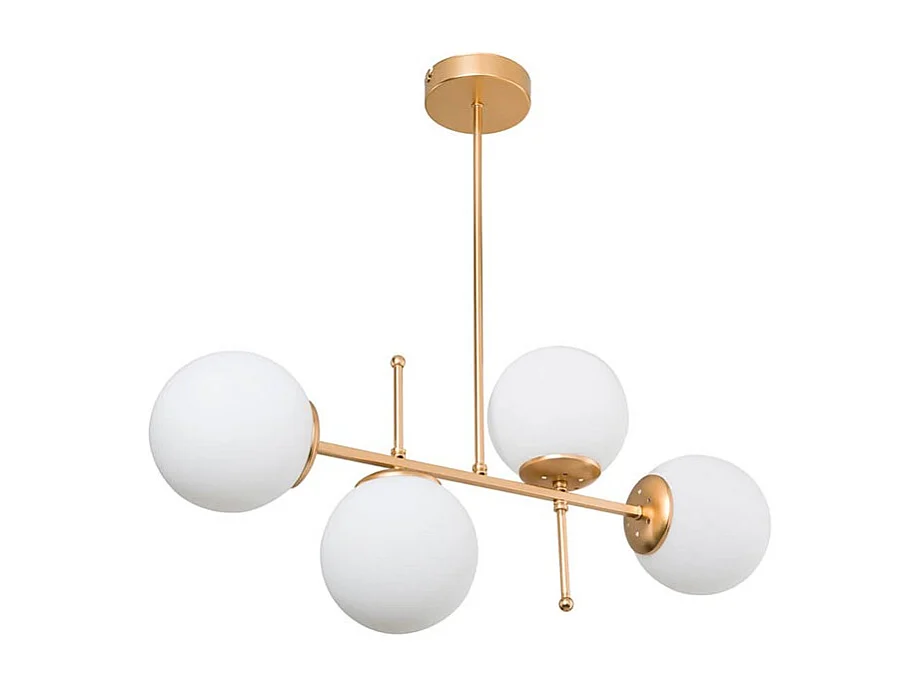 suspension luminaire plafonnier  ε27 doré 70x20x65cm