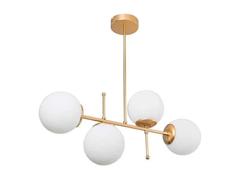 suspension luminaire plafonnier  ε27 doré 70x20x65cm