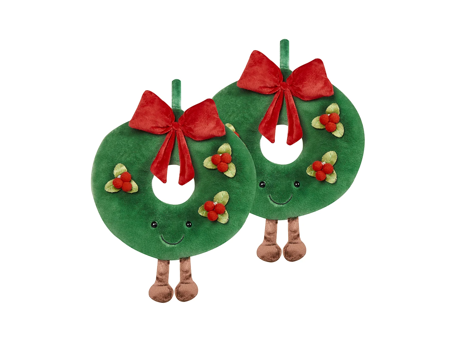Lot de 2 coussins décoratifs BONBON 45 x 45 cm Vert