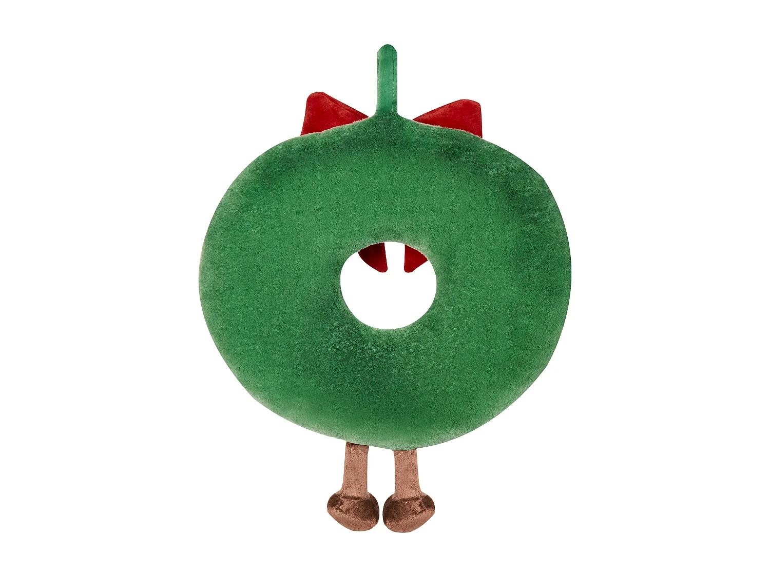 Conjunto 2 almofadas decorativas em tecido verde com motivo natalício ⌀ 45 cm BONBON