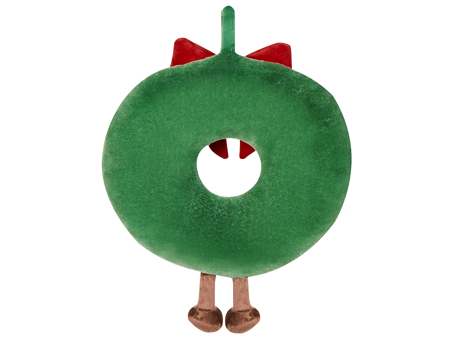 Lot de 2 coussins motif Noël ⌀ 45 cm vert BONBON