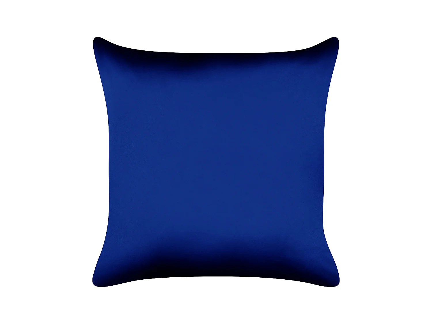 Lot de 2 coussins décoratifs MERINGUE Velours 45 x 45 cm Bleu foncé Motif de Noël