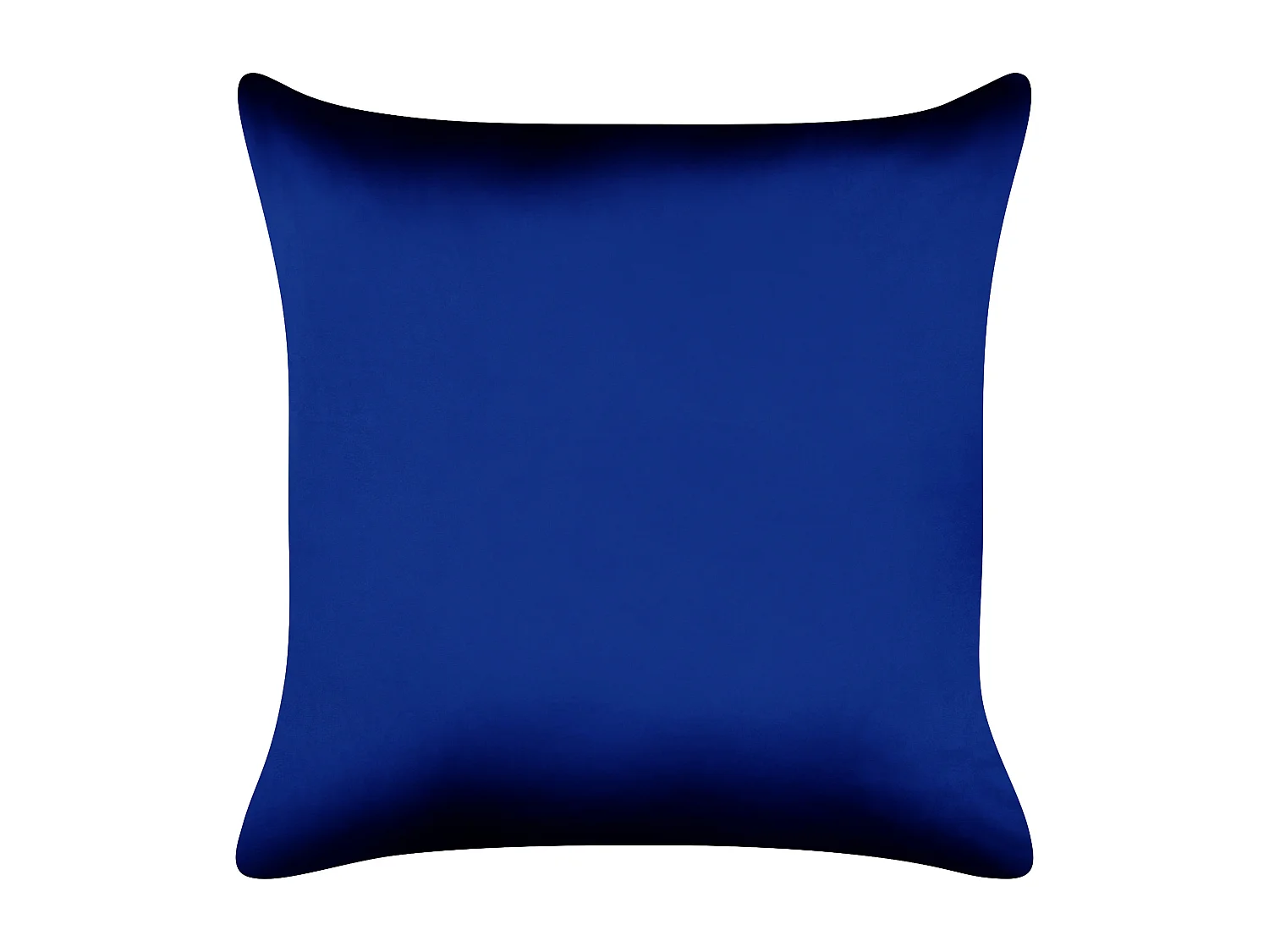 Dekokissen 2er Set Samt blau / gold Weihnachtsmotiv Rentiere 45x45 cm Meringue