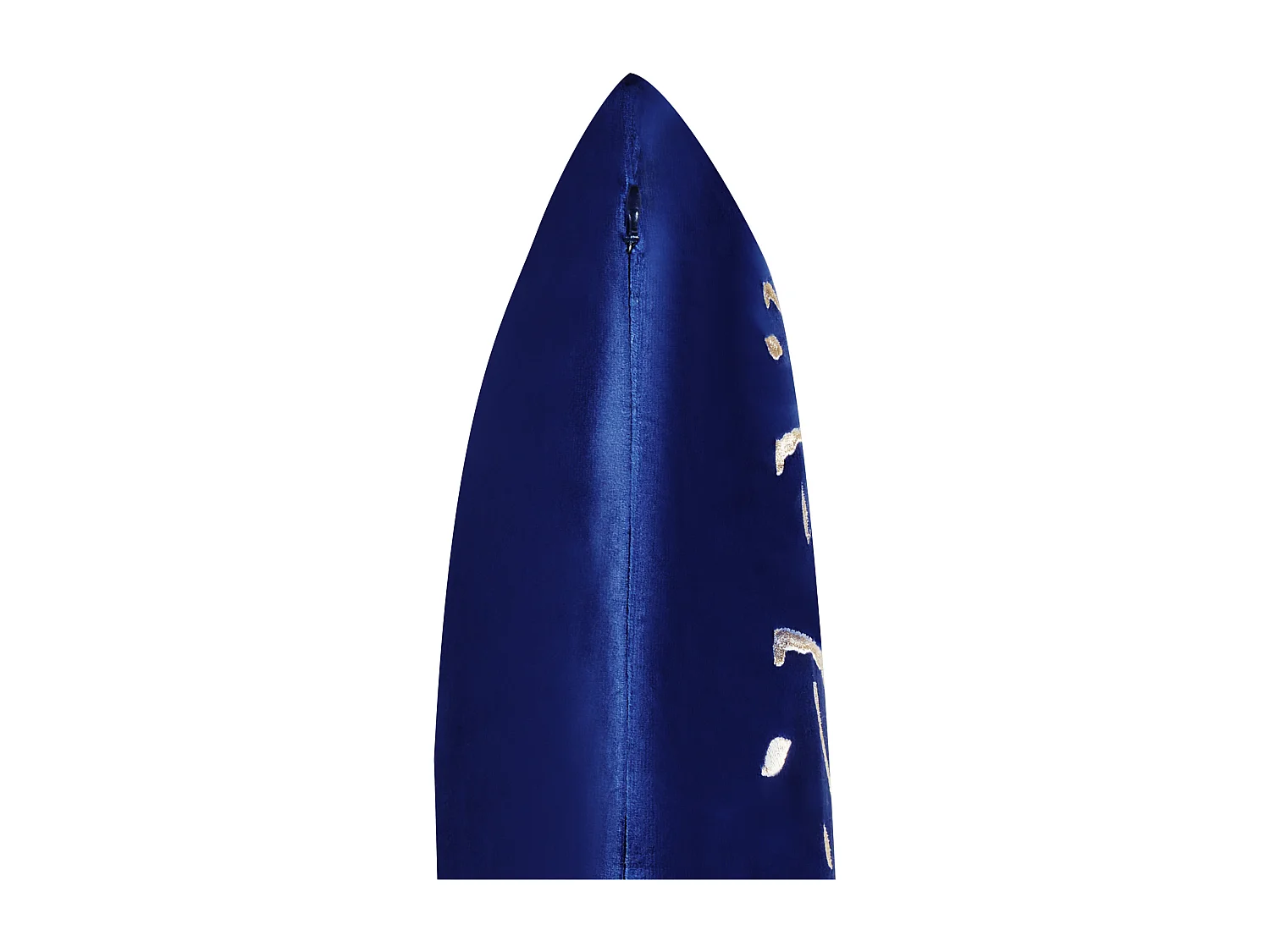 Conjunto de 2 almofadas decorativas MERINGUE Veludo 45 x 45 cm Azul escuro Padrão natalicio