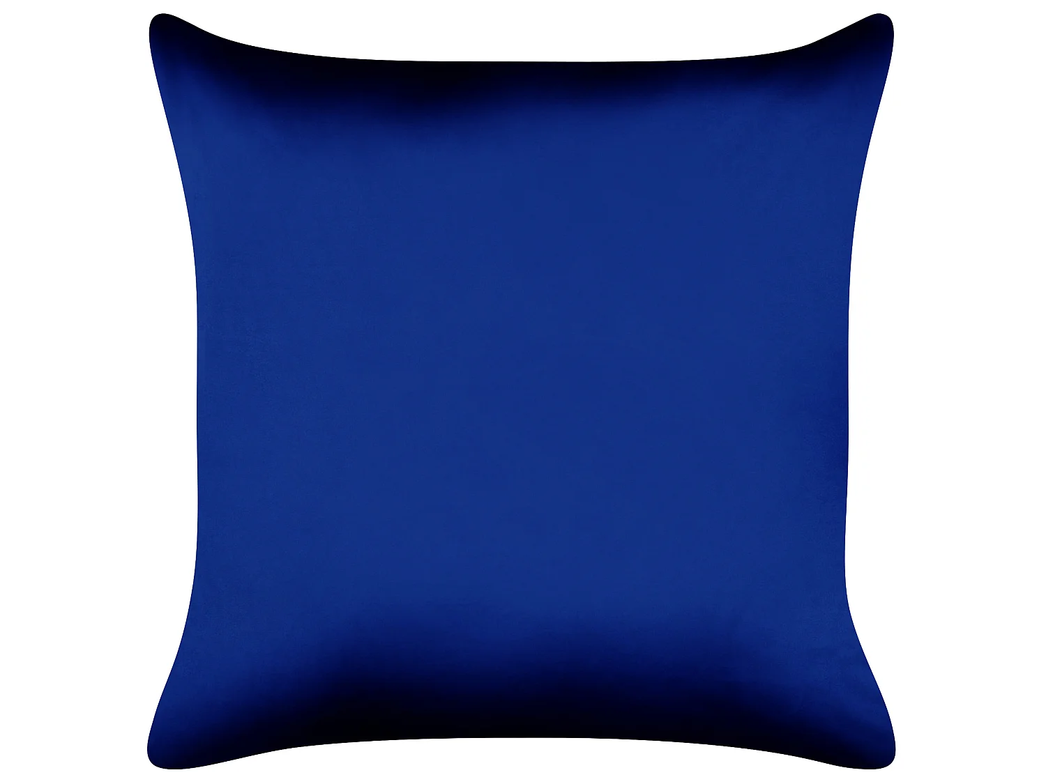 Lot de 2 coussins décoratifs MERINGUE Velours 45 x 45 cm Bleu foncé Motif de Noël