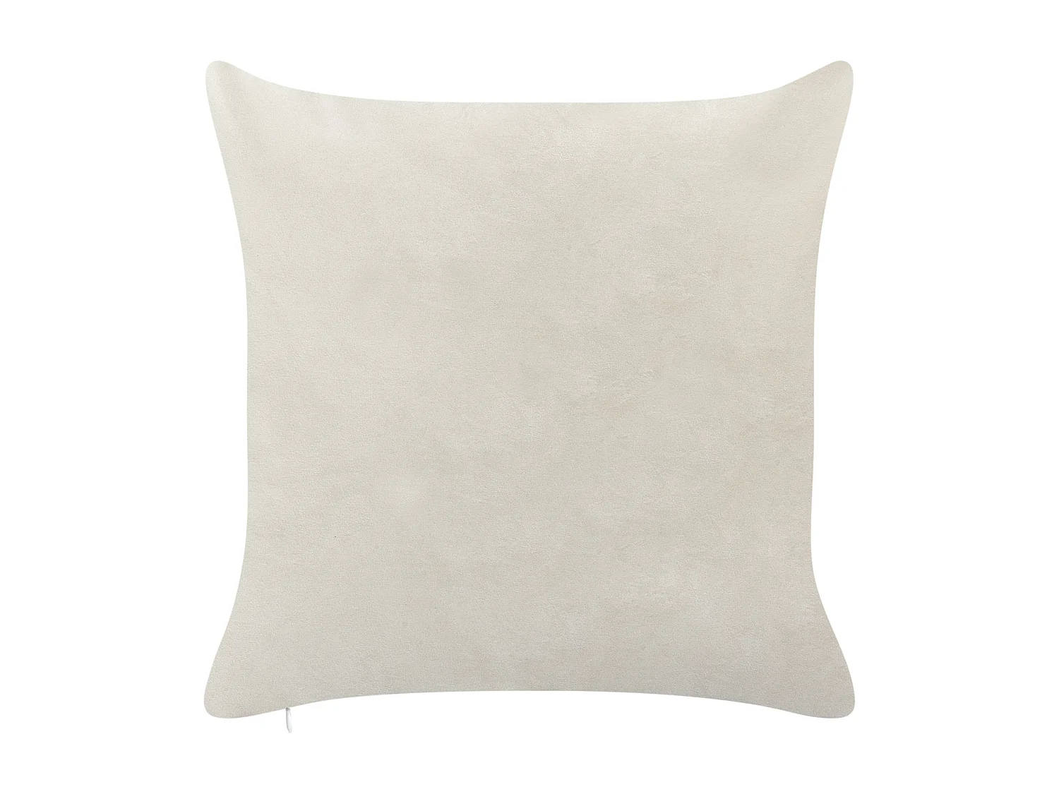 Set di 2 cuscini PALMIER Velluto 45 x 45 cm Bianco sporco Modello natalizio