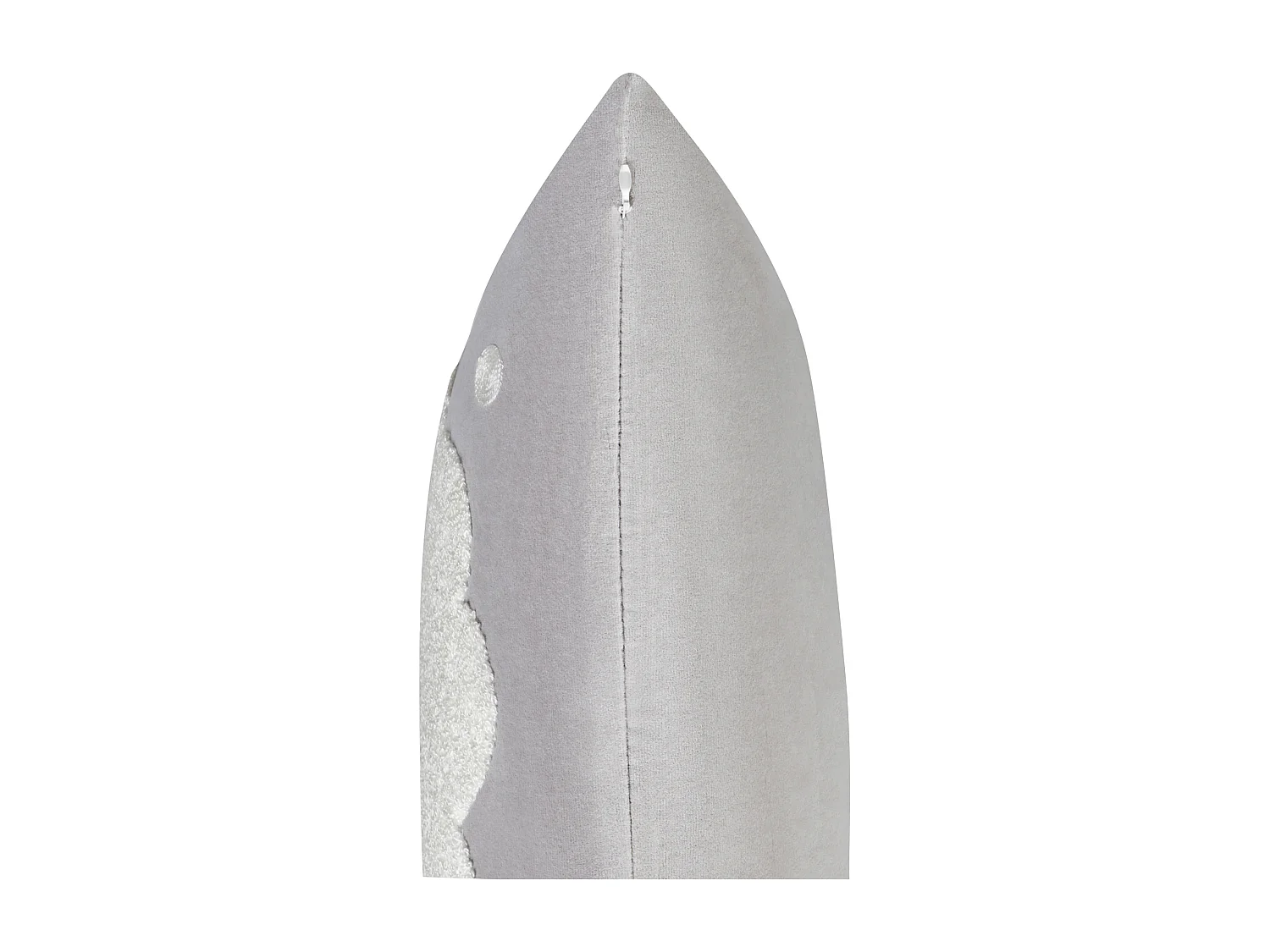 Set di 2 cuscini a motivo natalizio velluto grigio 45 x 45 cm SWEETNER