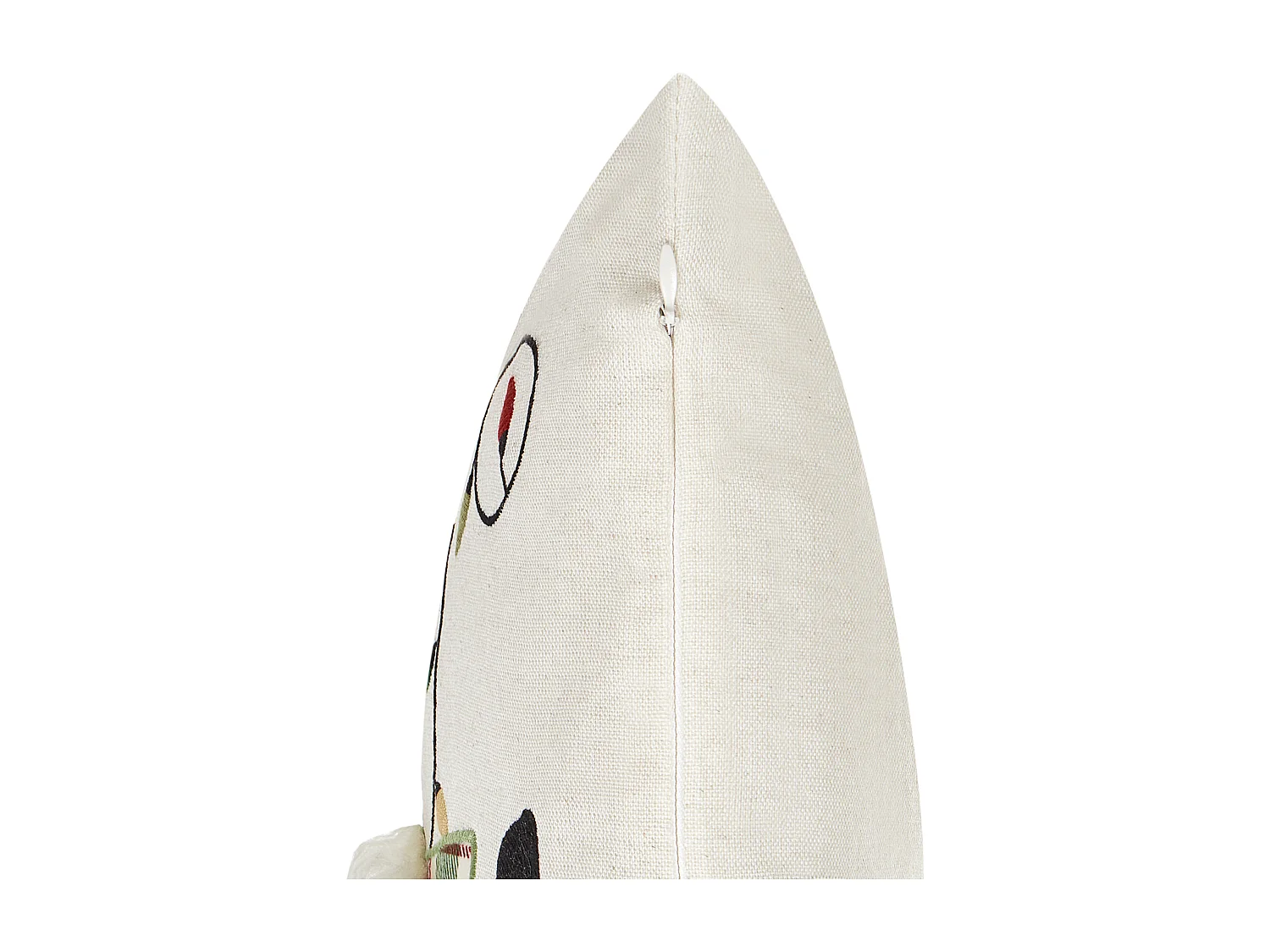 Lot de 2 coussins décoratifs GNOME Coton 45 x 45 cm Blanc Motif de Noël