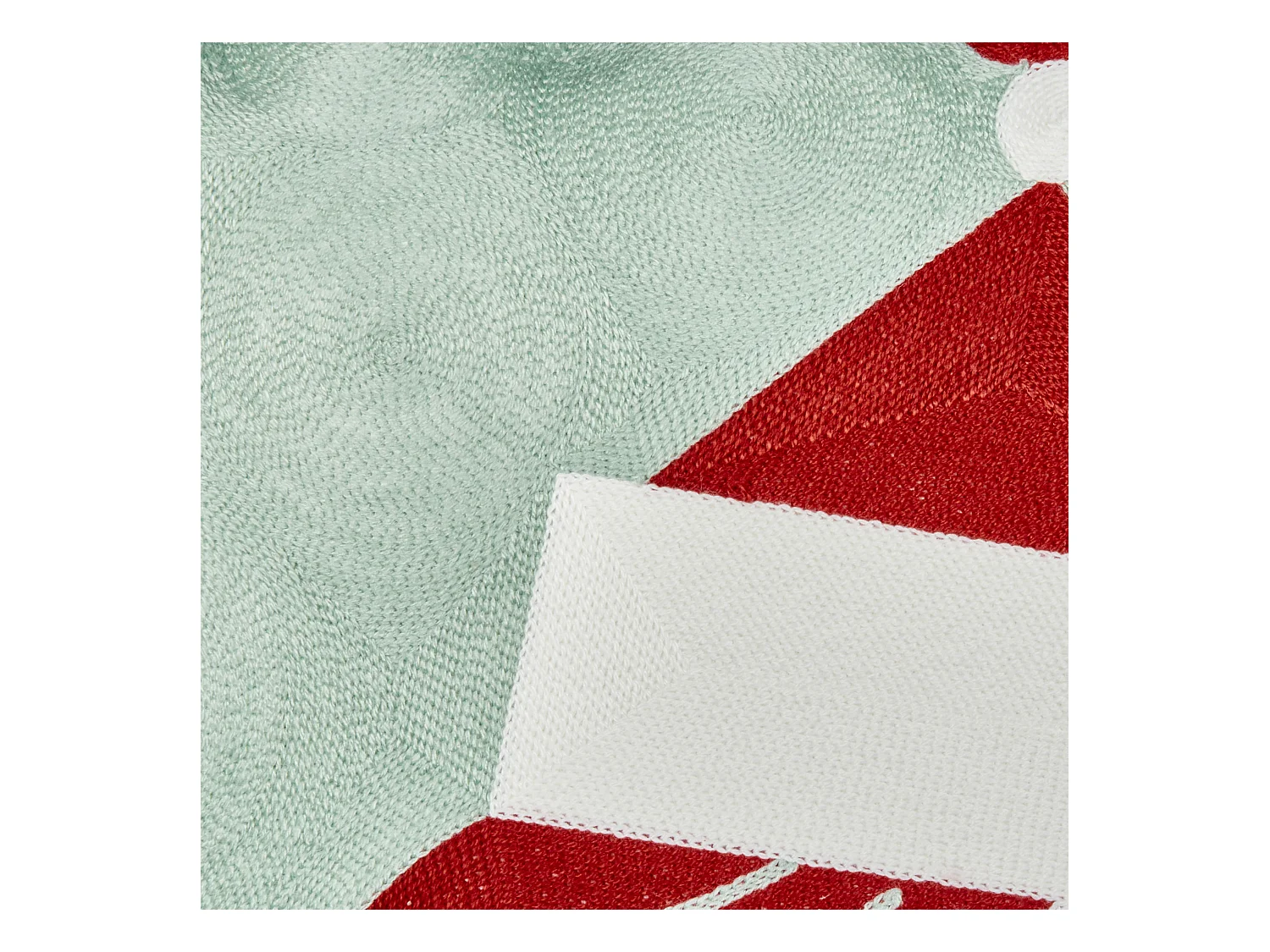 Dekokissen Weihnachtsmotiv Baumwolle grün / rot 45 x 45 cm 2er Set PUDDING