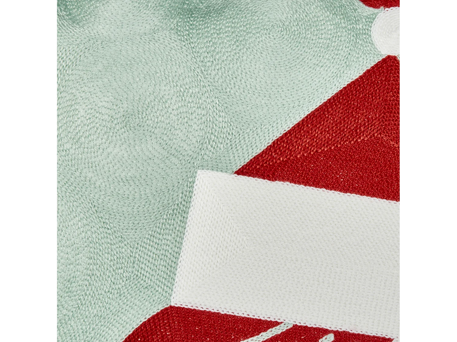 Sierkussen set van 2 katoen rood/groen 45 x 45 cm PUDDING