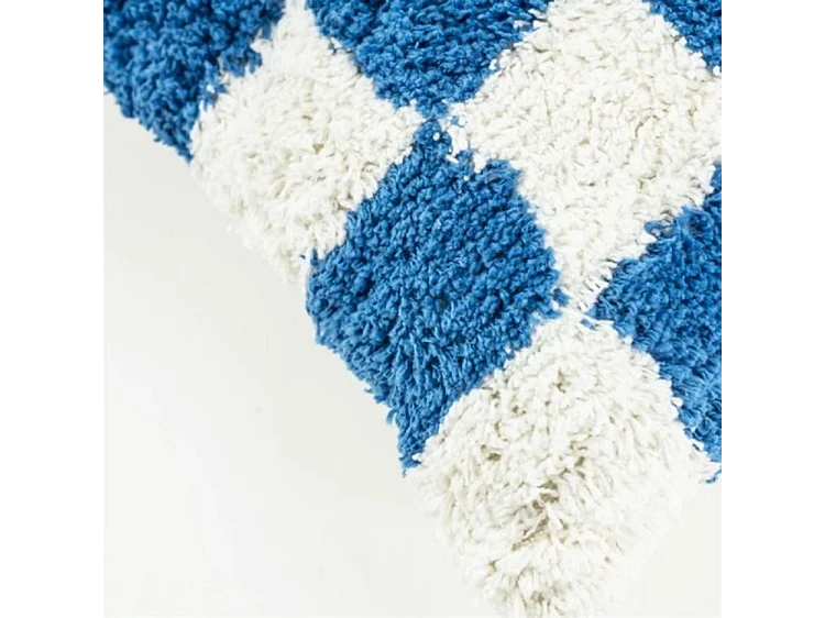 Ensemble décoration chambre - Bleu - Lampe Chandelier Coussins Bougeoirs - 6 pièces