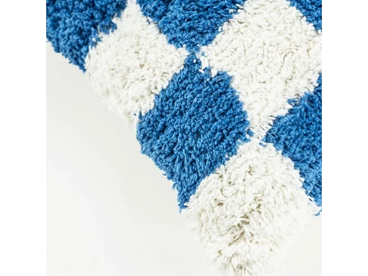 Ensemble décoration chambre - Bleu - Lampe Chandelier Coussins Bougeoirs - 6 pièces