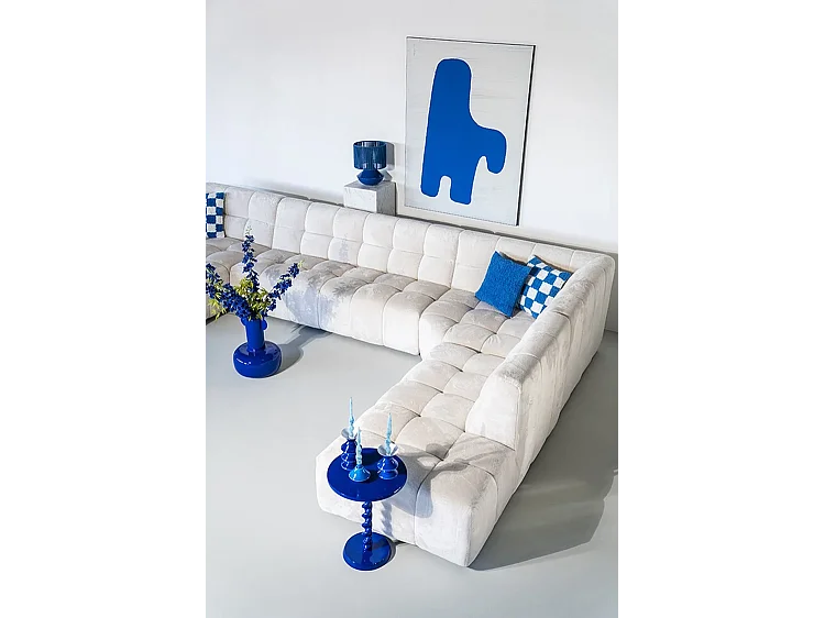 Bougeoir Yack - Bleu - Lot de 2