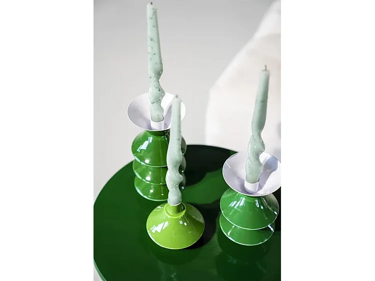 Kaarsenhouder Yack - Groen - Set van 2
