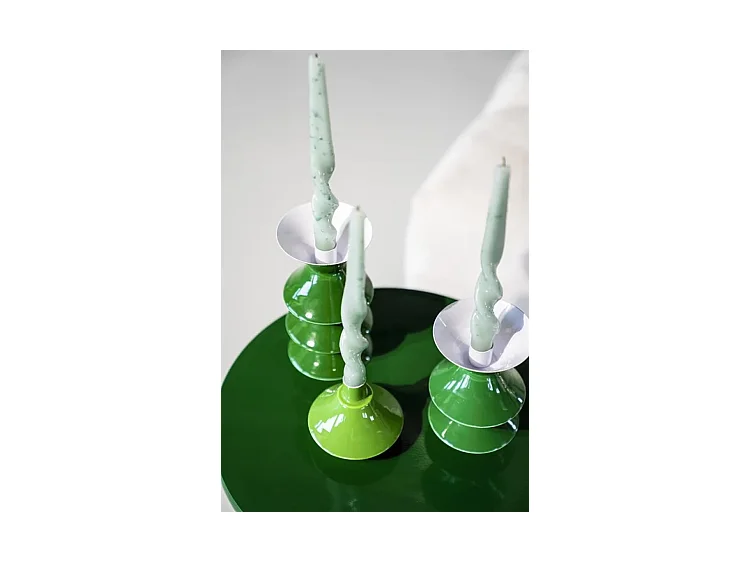 Bougeoir Yack - Vert - Lot de 2