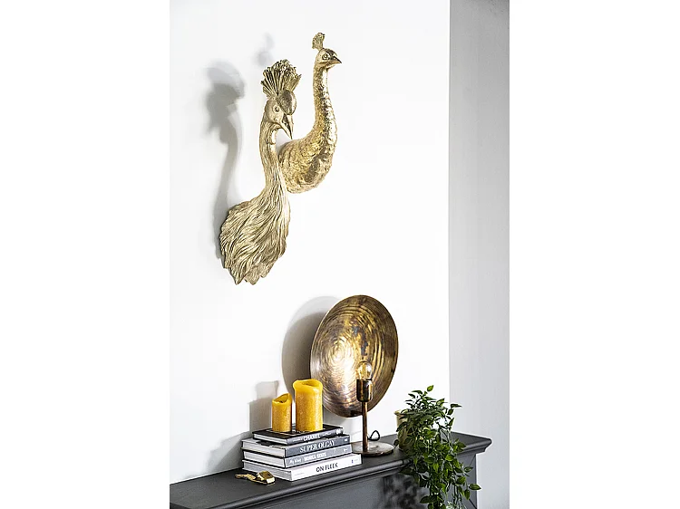 Décoration murale Furnilux - Pavo - Or