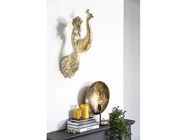 Décoration murale Furnilux - Pavo - Or