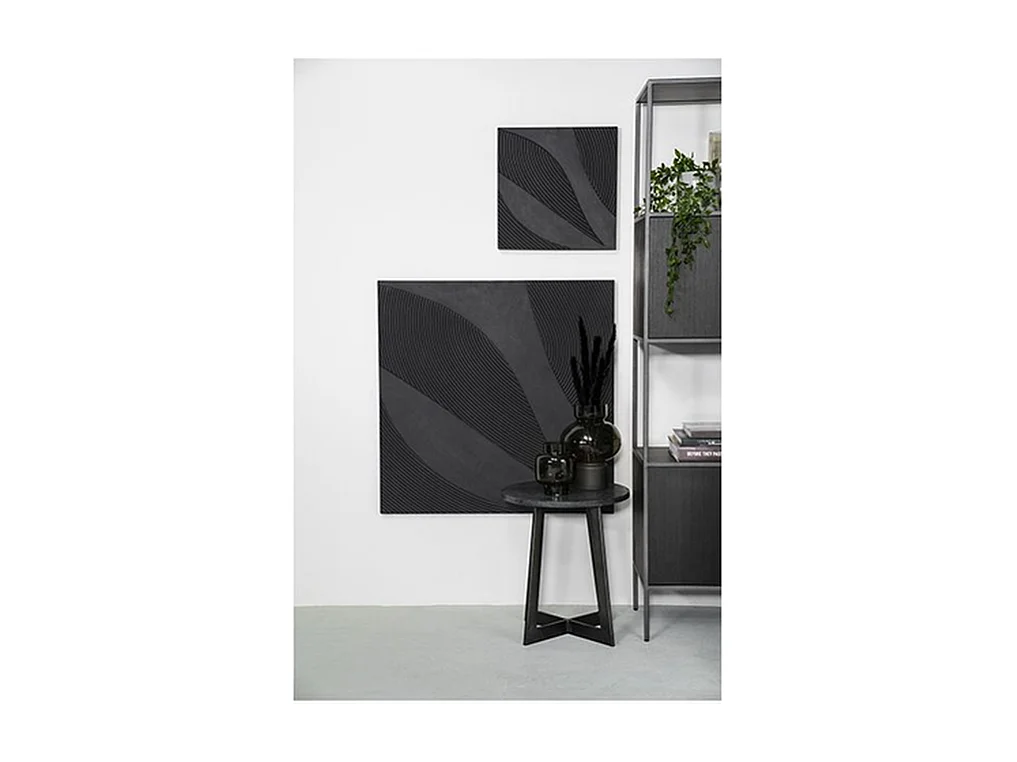 Wanddecoratie Furnilux - Zwart 45x45 cm - Tazi Design