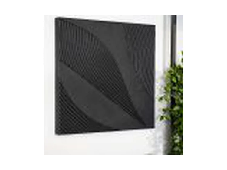 Furnilux Wanddekoration - Schwarz 45x45 cm - Tazi Design
