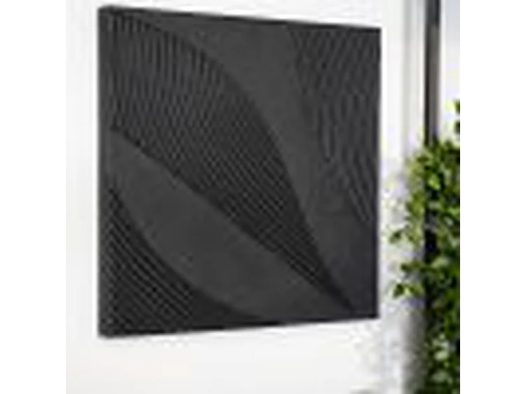 Furnilux Wanddekoration - Schwarz 45x45 cm - Tazi Design