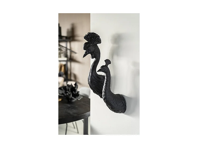 Furnilux Wanddekoration - Schwarz - Pavo Design